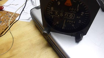 First altimeter test
