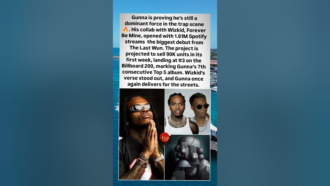 Gunna & Wizkid BREAK Records with “Forever Be Mine” 1.61M Streams #billboard #gunna #wizkid #shorts