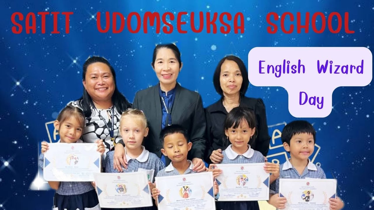 พิธีมอบเกียติบัตร SS2 EP.31🎖🏫: English  Wizard  Day🏆🏫