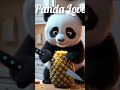 Panda baby ko khila raha 🐼🍍