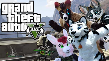 GTA V Online Funny Moments - Train Fails, Bunnys Crumpets, Bullying The Coyote