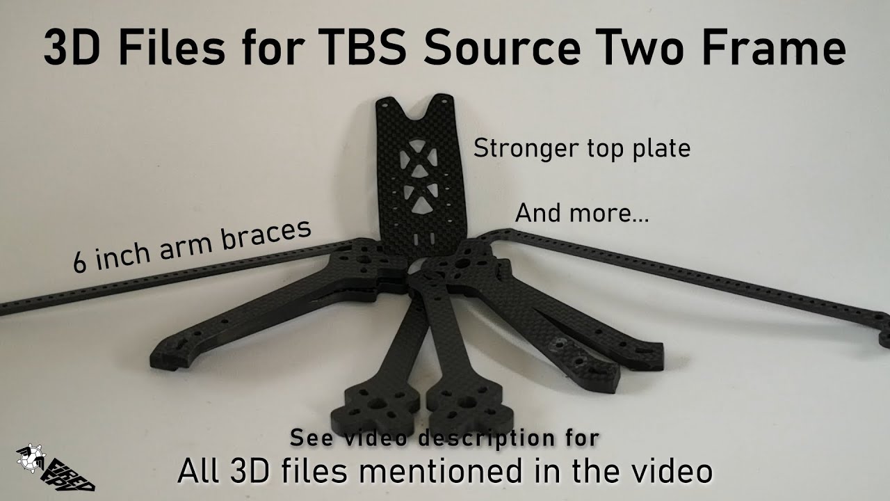 Tbs Source Two Sharing modified TBS Source Two parts: carbon fiber & 3D printed parts ...
