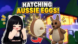 Hatching Aussie Eggs┃(ROBLOX) ADOPT ME!