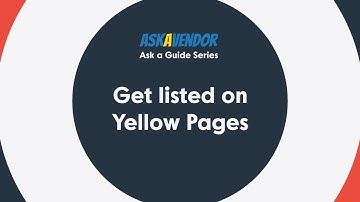 Get listed on Yellow Pages - Guide