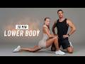 30 Min Lower Body Workout - Strong Legs &amp; Glutes (No Equipment)