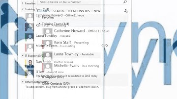 3  Adding Contacts in Microsoft Lync