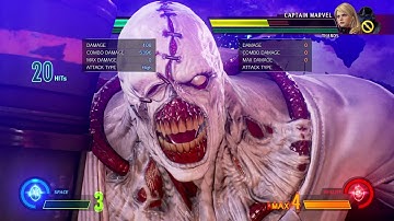 MVCI Nemesis / Frank To Level 4 Combo 6680 Damage