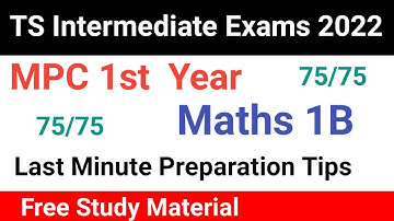 Math 1b important questions 2022| TS Math 1b important questions 2022