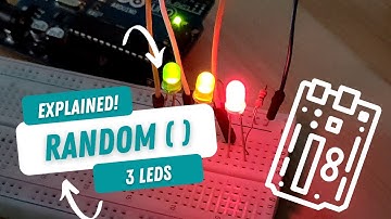 Arduino Explained: Random Brightness of 3 LEDs Using random() and randomSeed()