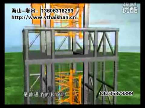 塔式起重機就是這樣長高的