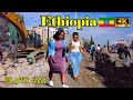   addis ababa walking tour 515 bole road  ethiopia 4k