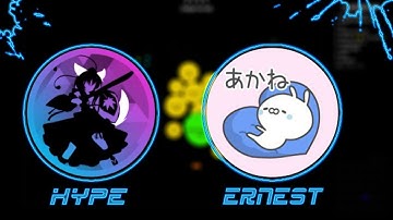 Agar.io - Hype & Ernest Random Server Takeover #9