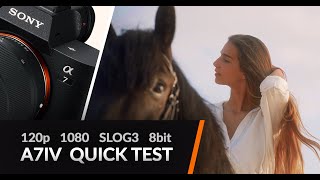 Quick test of the 1080 120p from the A7IV in 8 bits