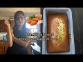 Making almond poppyseed quick bread