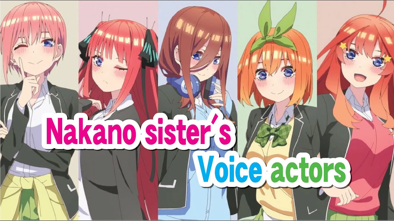 The 5 seiyuus of Gotoubun no Hanayome imitate their characters :  r/goodanimemes