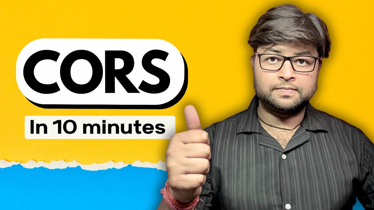 CORS Error Solved 🛑 CORS in 10 minutes |  Hindi