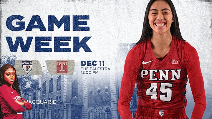 Penn vs Temple | NCAA Women's Basketball | 12.11.22