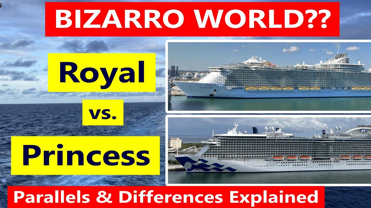 Royal Caribbean против Princess Cruises — параллели и различия: объяснение | 5-минутные советы по...
