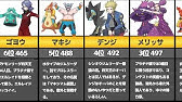 ダイパリメイク 合計種族値ランキング シンオウ地方版 比較動画 ポケモン Youtube