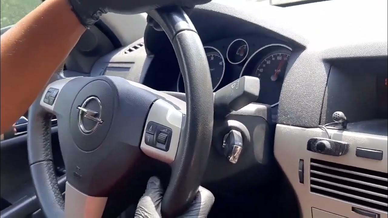 VIBRATIONS dans le volant au FREINAGE dues à des disques de frein avant déformés. Opel Astra H