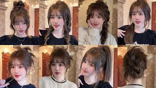 Super Cute Braid & Updo Hairstyles Tutorials Korean Style for Girls