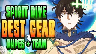 DOMINANT! Spirit Dive Yuno Build & Guide (Gear Sets, Teams, Skill Pages & More!) Black Clover Mobile