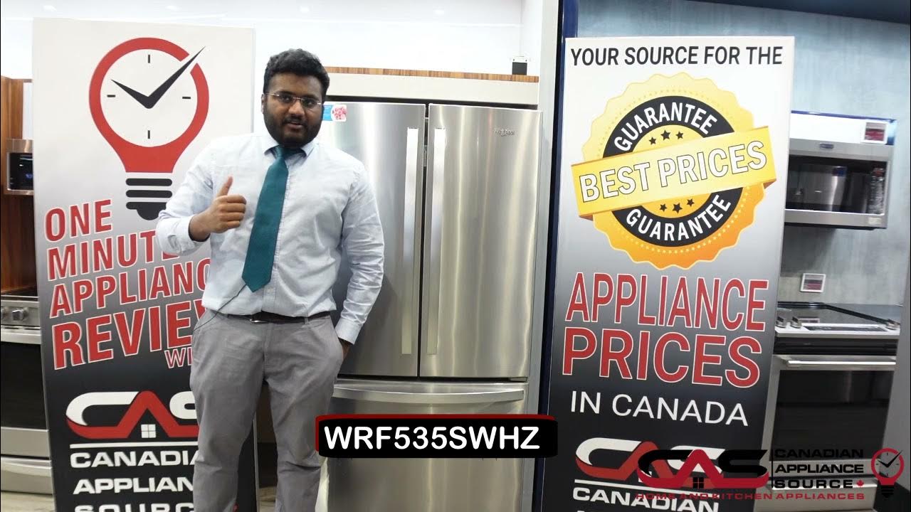 Whirlpool WRF535SWHZ Refrigerator Review One Minute Info YouTube