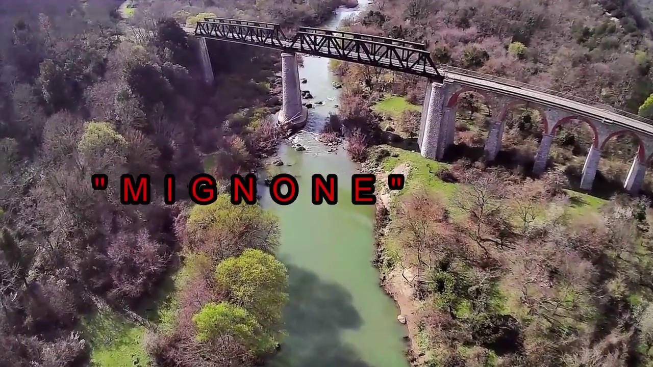 Blera - fiume Mignone - ponte di ferro - drone bugs 2