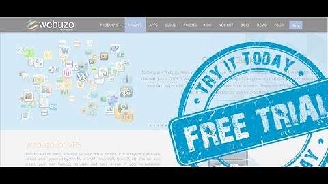 How to Get Free Trial WEBUZO