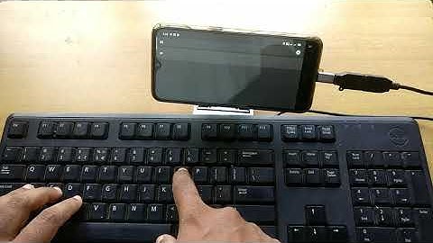 Realme 5 Pro OTG Test with USB Wired Keyboard | OTG Support All New Realme Series 2020