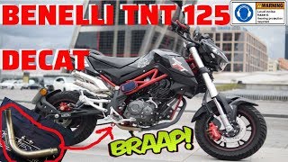 INSTALACION ESCAPE EN BENELLI TNT 125