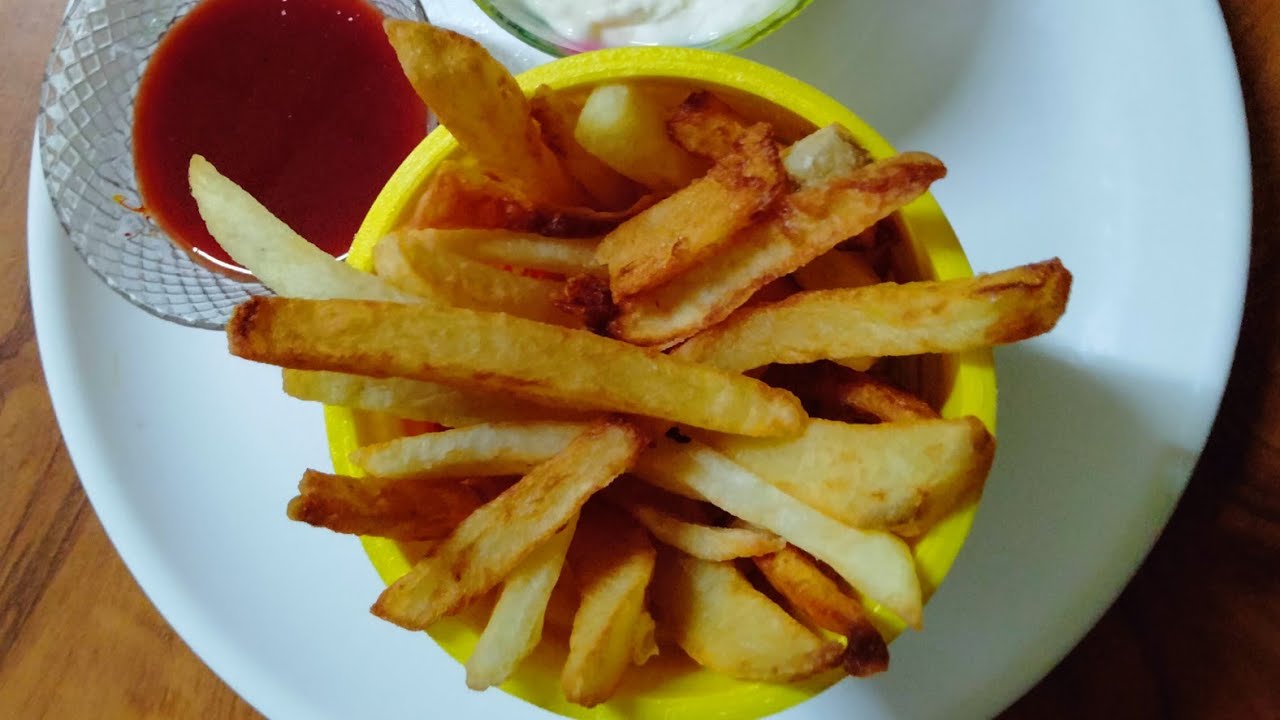 How to make home made perfect french fries recipe/crispy french fries recipe malayalam YouTube