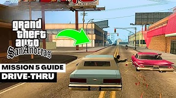 How to Complete DRIVE-THRU Mission in GTA SAN ANDREAS | Gameplay Walkthrough #5