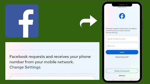 How to fix "Facebook requests and receives your phone number from your mobile network" error