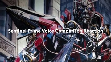 Sentinel Prime Voice Comparison Reaction