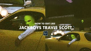 How to edit your pictures like JACKBOYS album cover TRAVIS SCOTT - YouTube