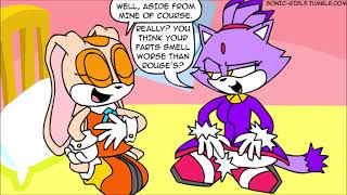 Sonic Girls Farting Comics: Never Challenge Cream (voiced)