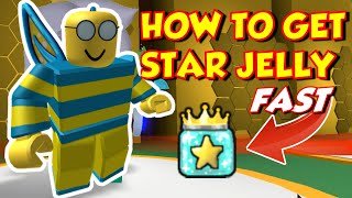 HOW TO GET STAR JELLY FAST in BEE SWARM SIMULATOR  (SUPREME STAR AMULET HACK)
