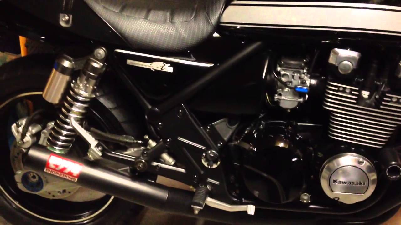 KAWASAKI ゼファーχ モリワキショート管 - YouTube