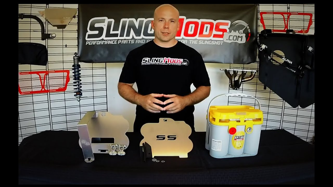 Polaris Sling Shot >> Polaris Slingshot Optima Battery Tray Install by Slingmods! - YouTube Polaris Sling Shot >> Polaris Slingshot Optima Battery Tray Install by Slingmods! - YouTube