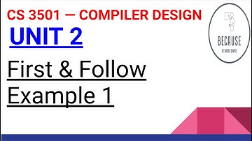 2.14 Find first and follow example 1 in Tamil