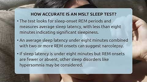 How Accurate Is An MSLT Sleep Test? - Sleep Apnea Support Network