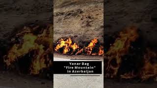 Mud Volcano and Fire Mountain (Yanar Dag) in Baku, Azerbaijan #Shorts