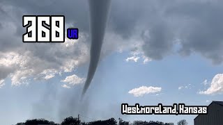 360 VR TORNADO Intercept Westmoreland, Kansas