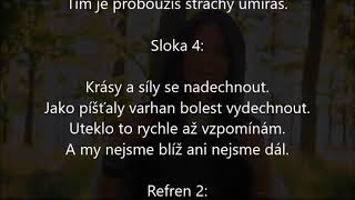 Video thumbnail of "Co mi za to dáš, AnnaK, karaoke lyrics"