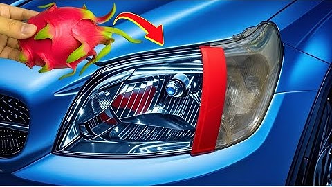😱 Restore Old Headlights to BRAND NEW in Minutes! Secret Tool Billions Don’t Know