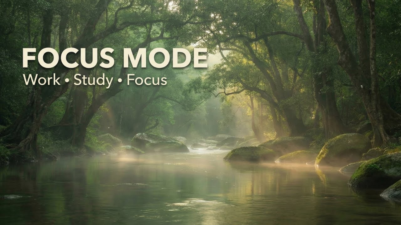Focus Music for Work & Study 🌿 Calm Jungle Ambience