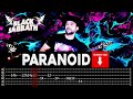 【BLACK SABBATH】 Paranoid  cover by Masuka | LESSON | GUITAR TAB