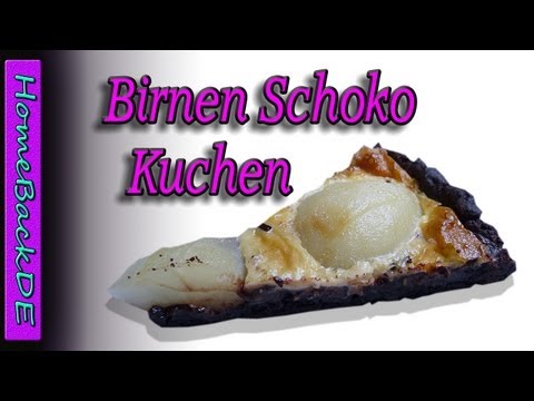 Birnen Schoko Kuchen Rezepte - Backanleitung Von HomeBackDE