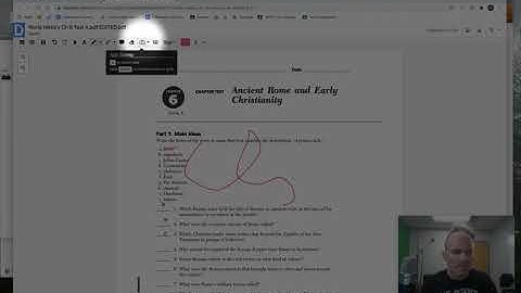 How to for Students- Complete a PDF assignment in Google Classroom with DocHub